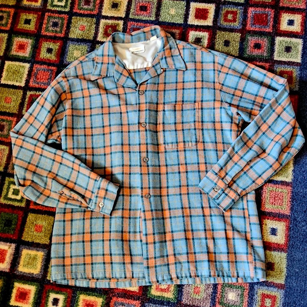 Vintage Plaid Brent Shirt Size L